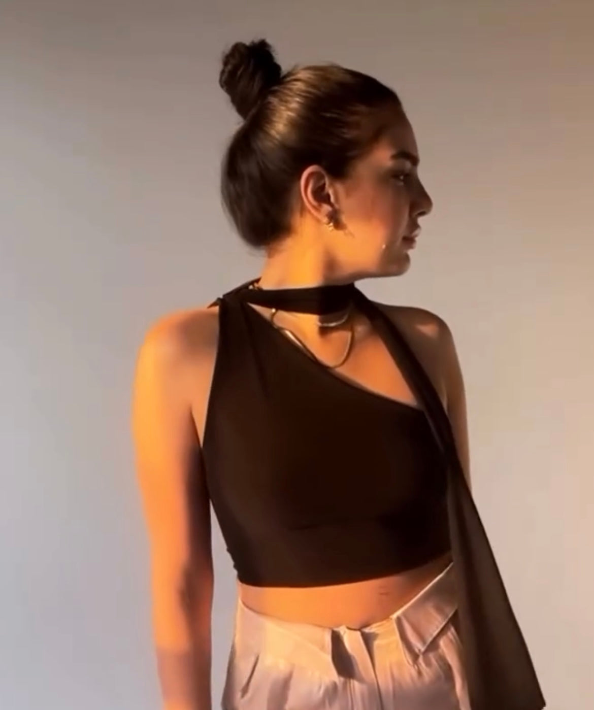 Scarf top