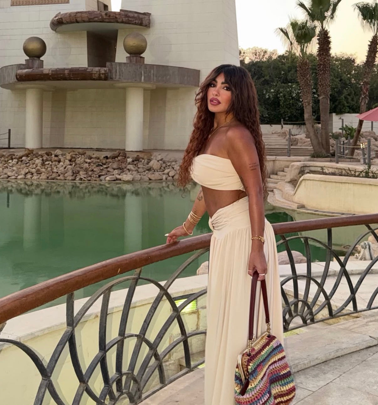 Beige Nefertiri set
