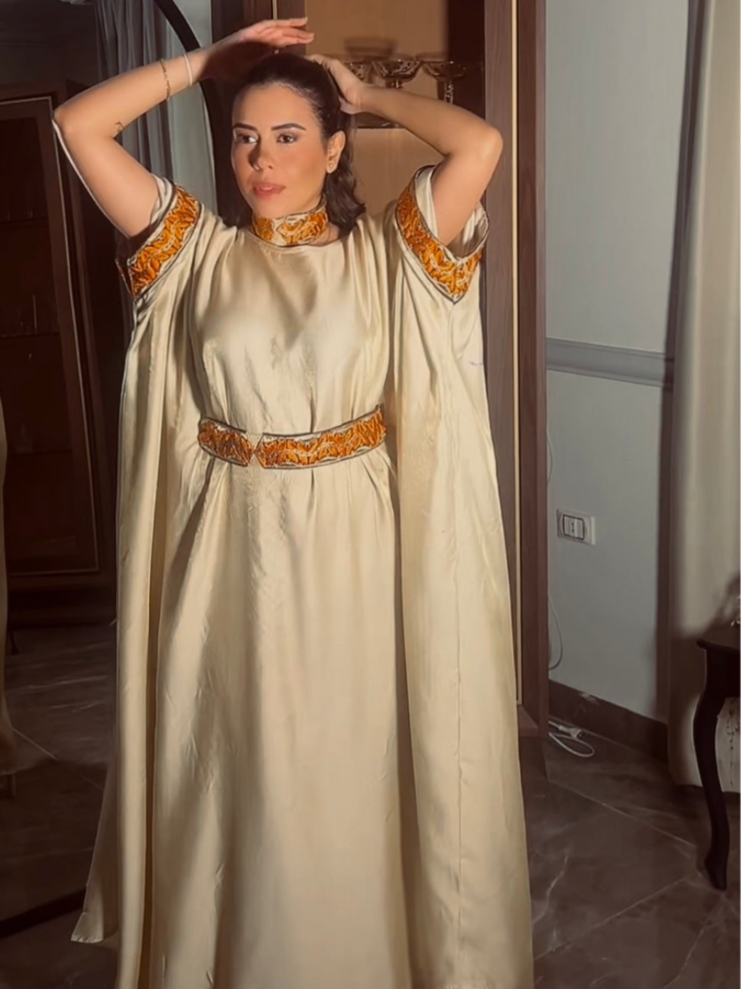 Shimmer Heindi Kaftan