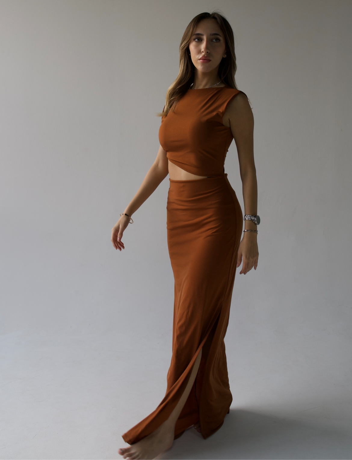Side cutout dress