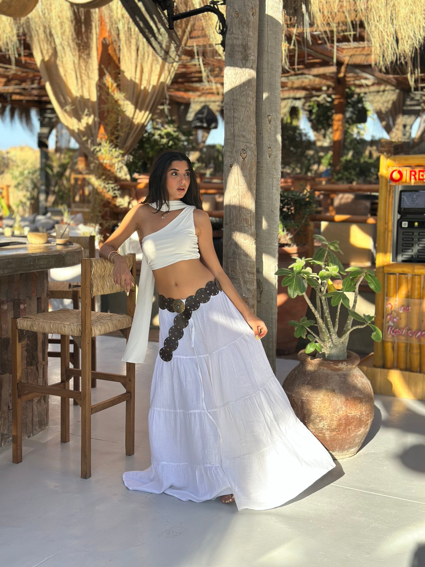 Bohemian maxi skirt