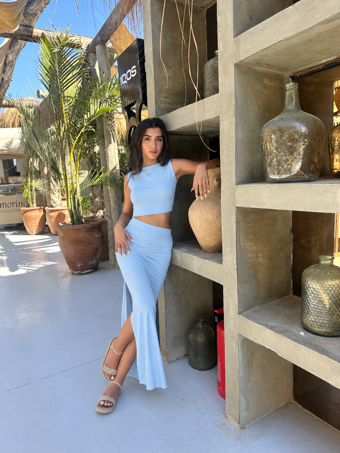 Side cutout dress