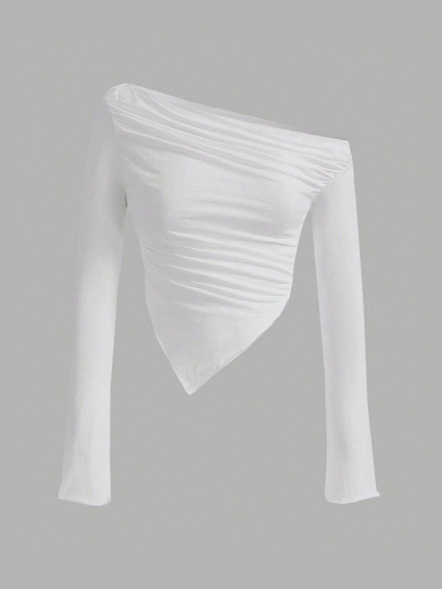 Off-shoulder basic top