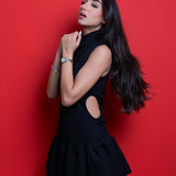 Balloon Cut-out dress