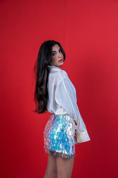 Sequin Diamond Skirt