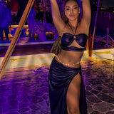 Disco metallic set