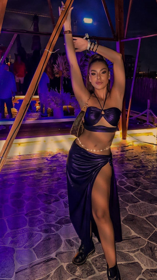 Disco metallic set
