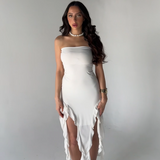 Ruffle Pencil dress
