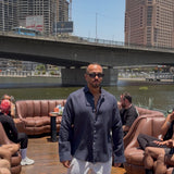 Shore linen Shirt Navy