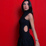 Balloon Cut-out dress