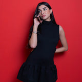 Balloon Cut-out dress