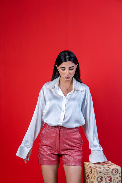 Glittery Glam X-Mas shorts