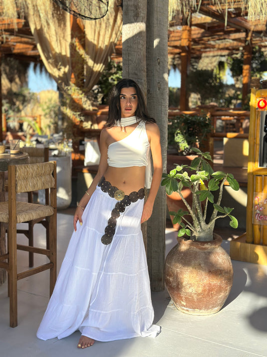 Bohemian maxi skirt