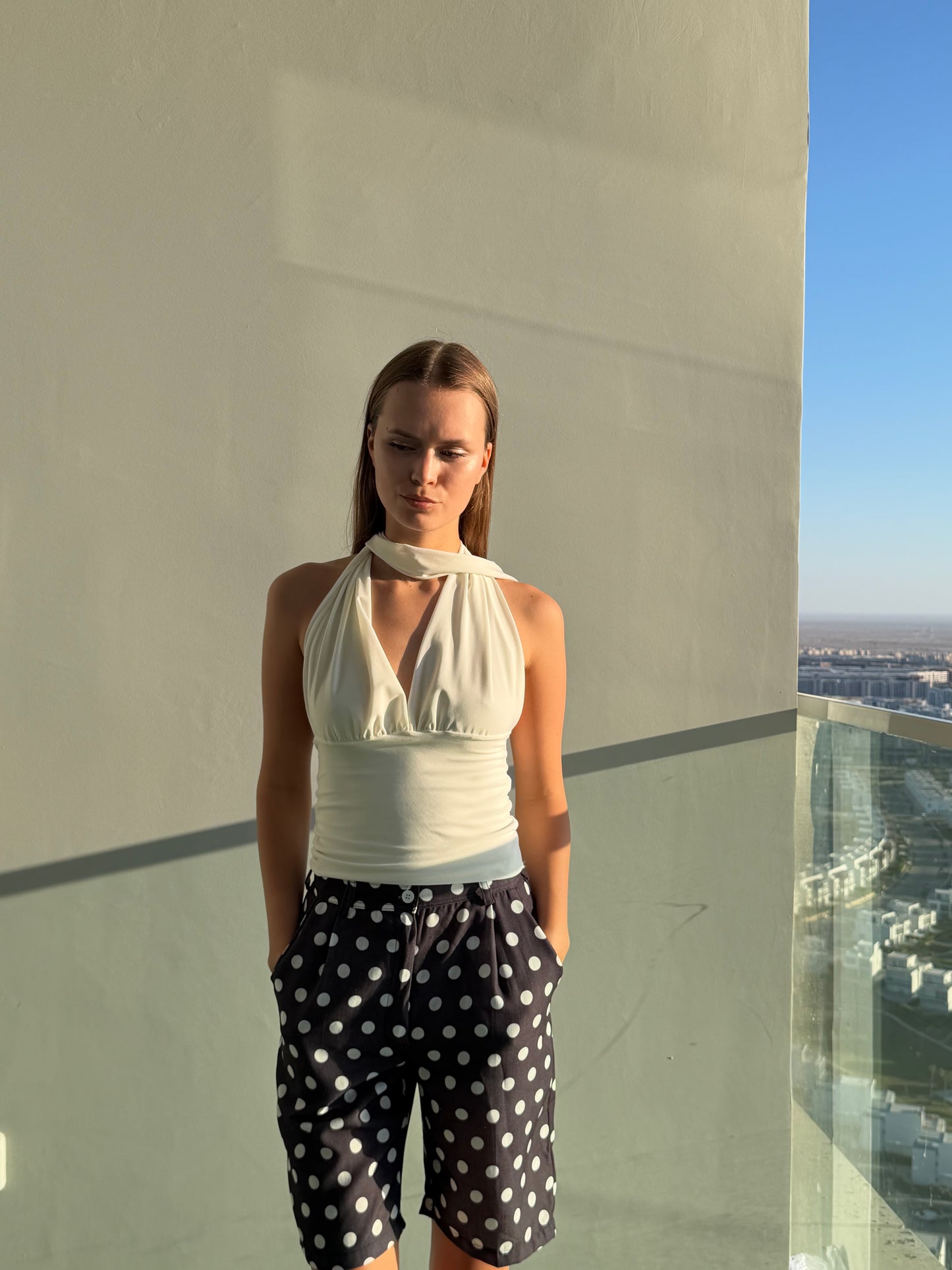 Scarf top