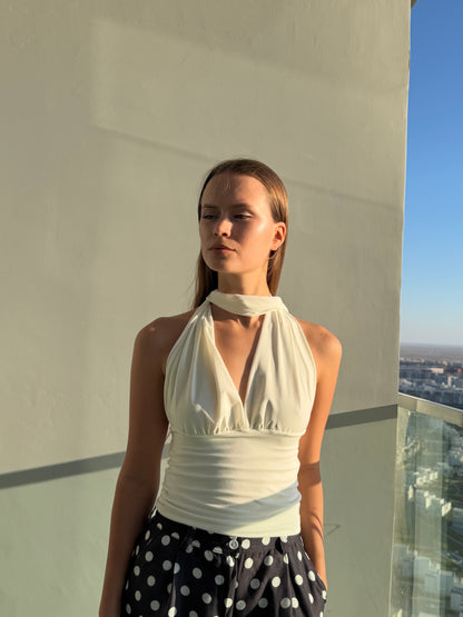 Scarf top
