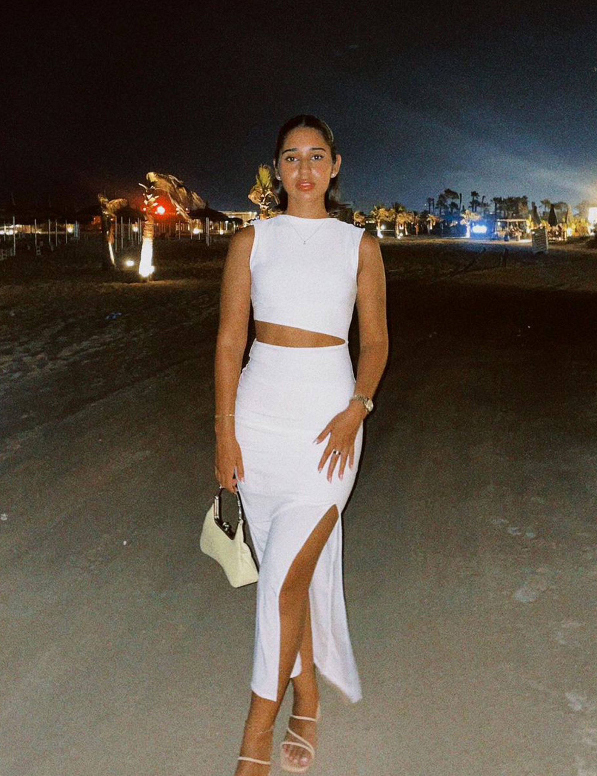 Side cutout dress
