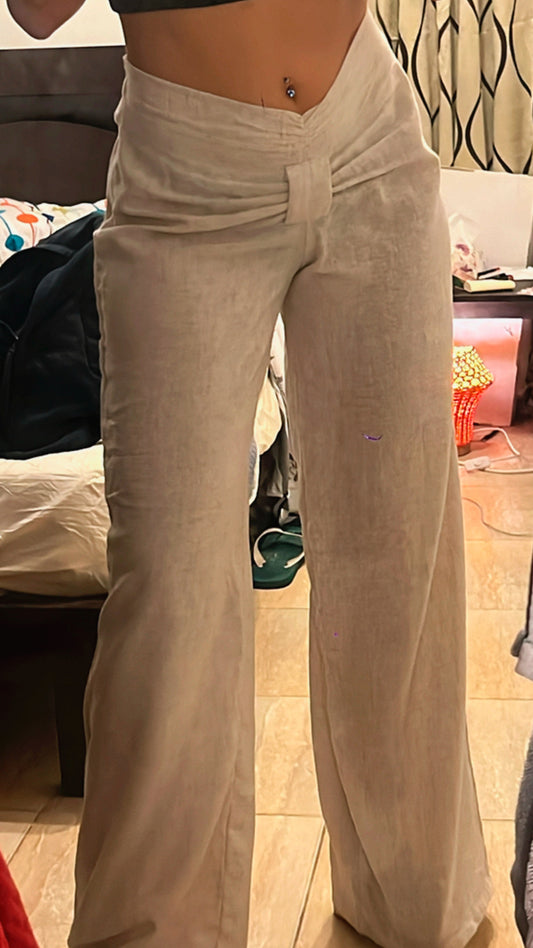 Knot Linen Pants