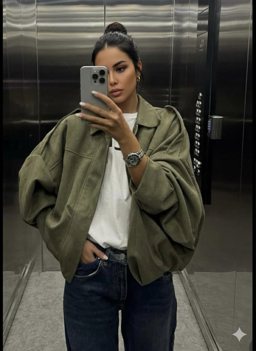 The Bubble Suede Jacket