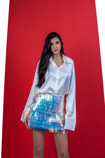 Sequin Diamond Skirt