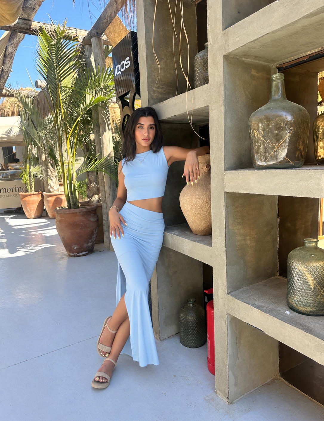 Side cutout dress