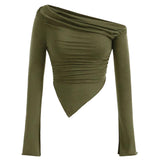 Off-shoulder basic top