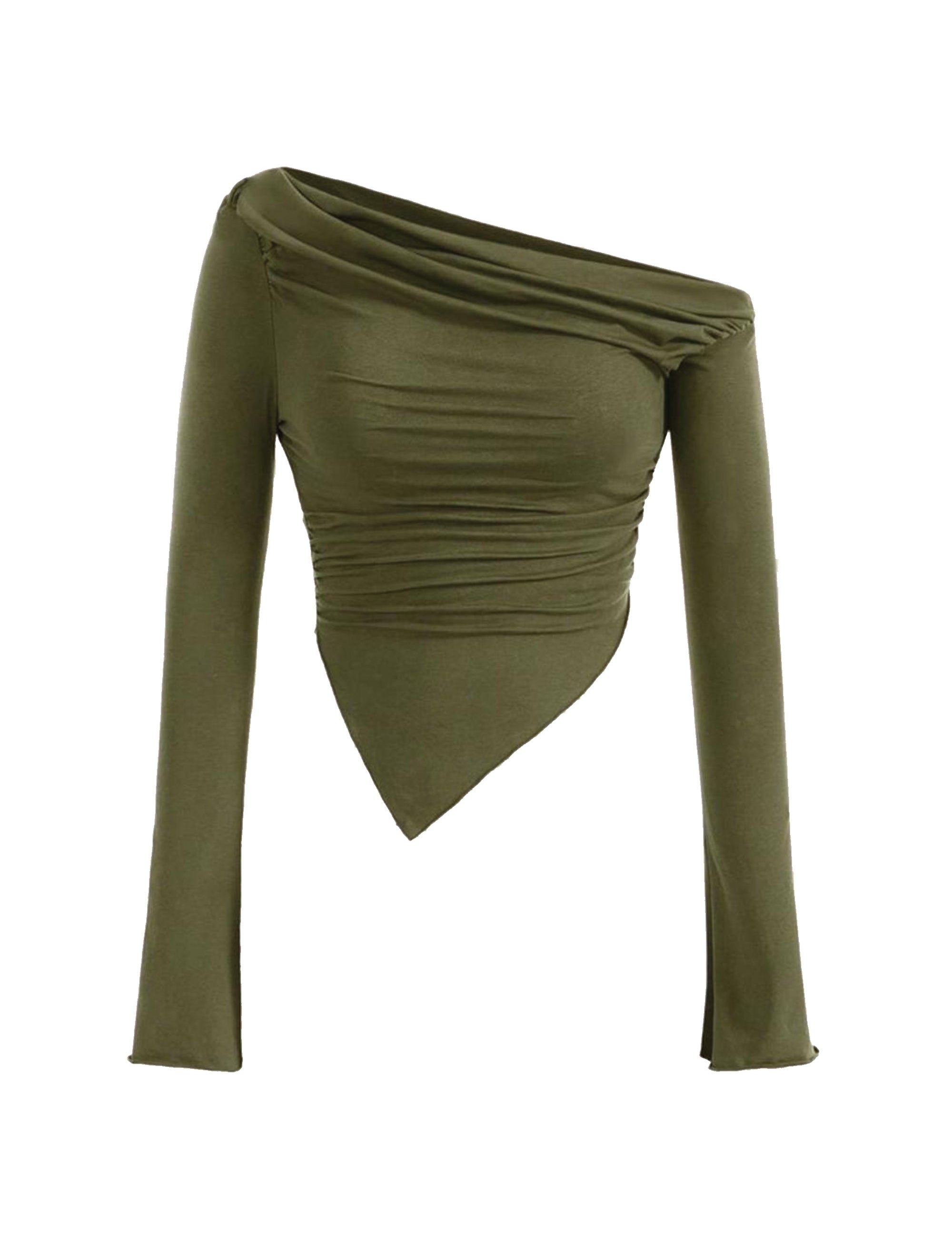 Off-shoulder basic top